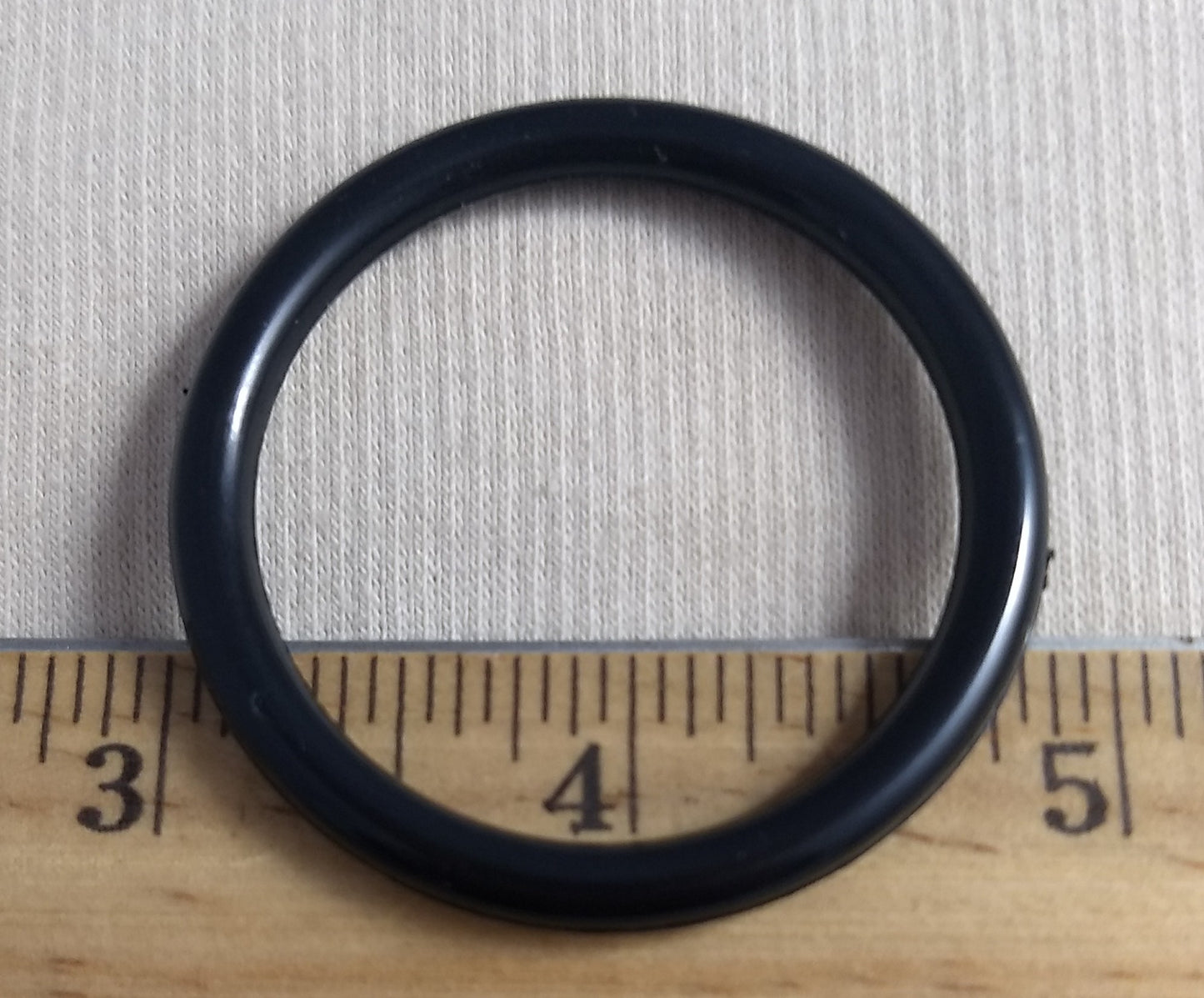 Ring Y6167 #Black #Round #Connector #Slider #Plastic #2pc