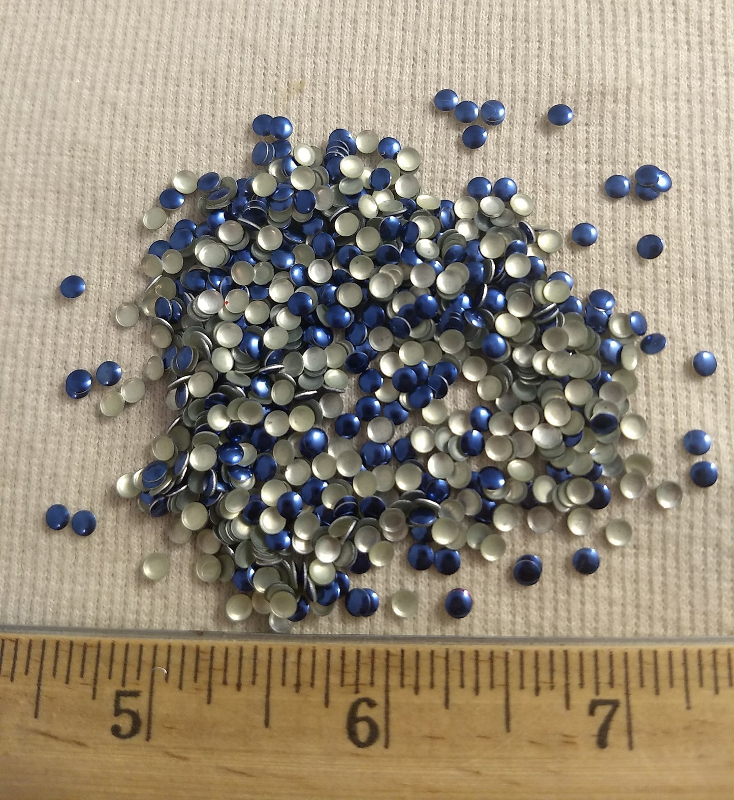 Bead #Rhinestud #Blue #Rectangle #Hot-Fix #720pc
