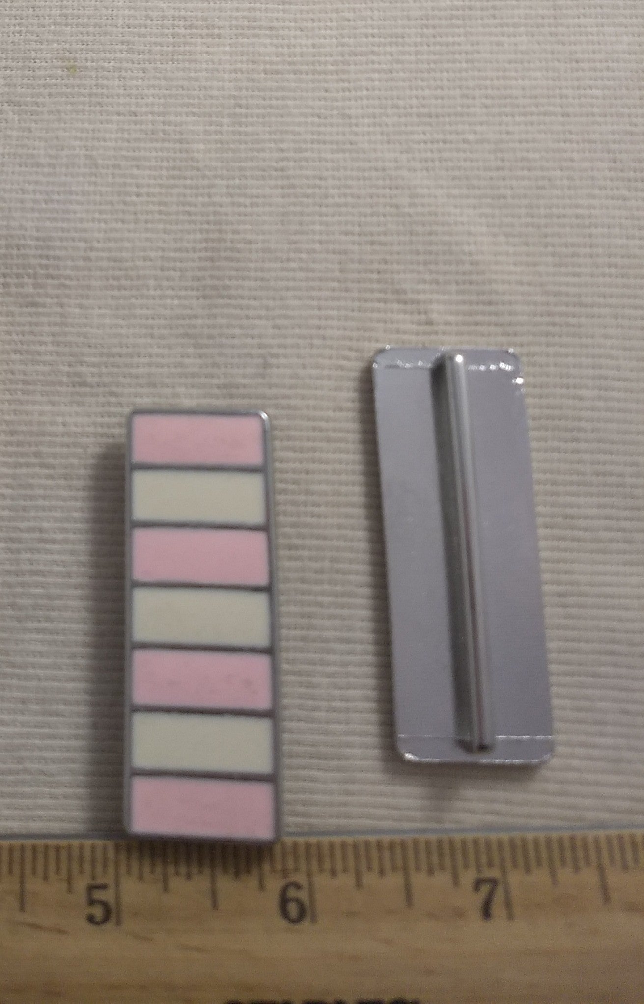 Buckle #HP1120 #Pink #Epoxy Slider #Metal Abs #1pc