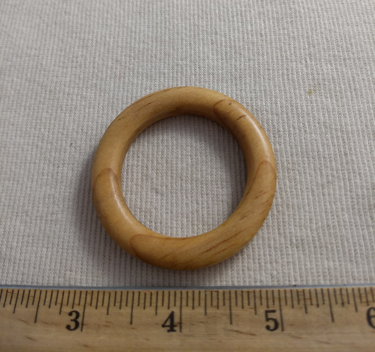 Ring #11965 #Brown #Slider #Connector #Wood #1pc