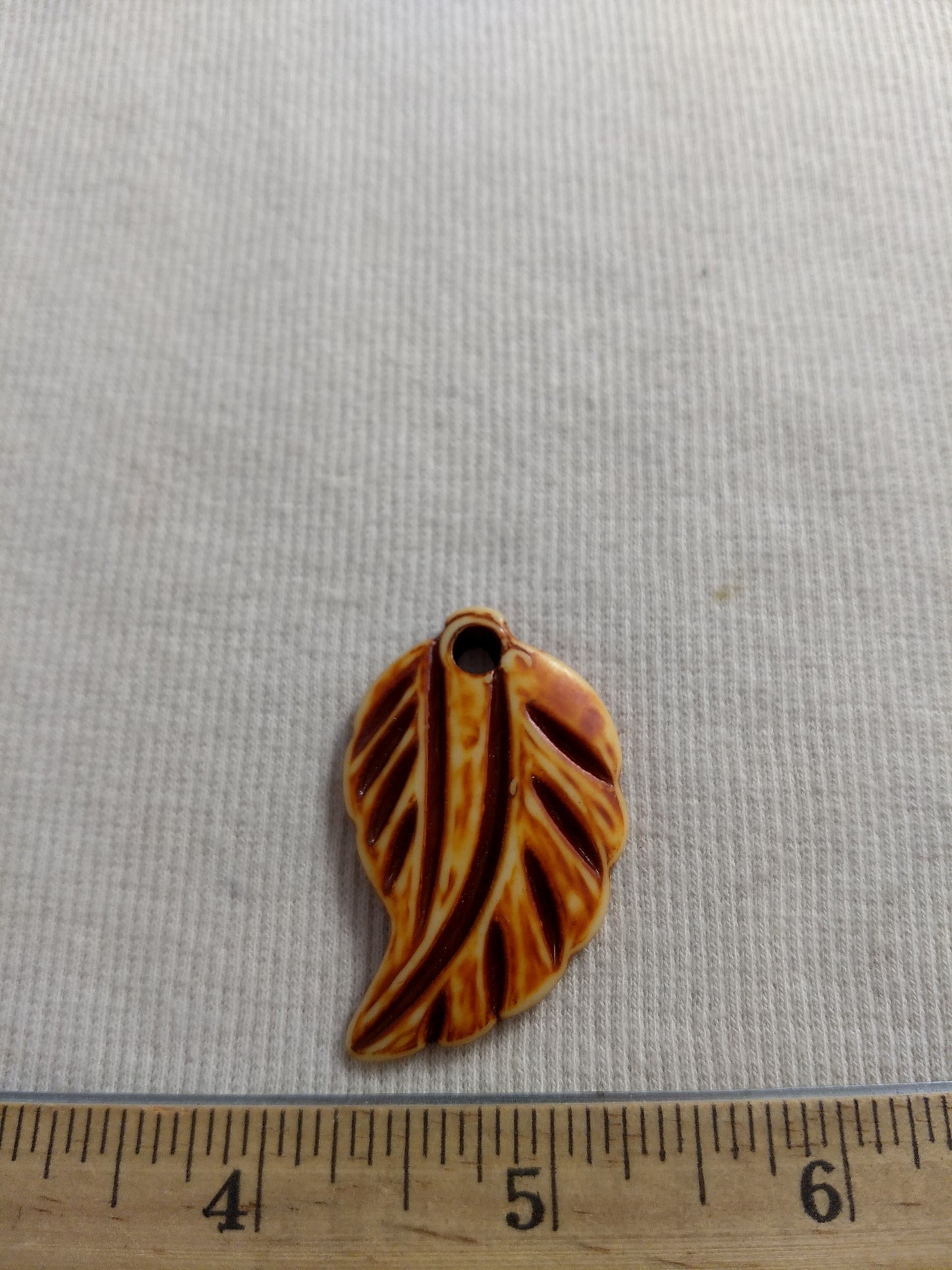 Pendant #HP882 #Brown #Imitation #Wood #Charm #1pc