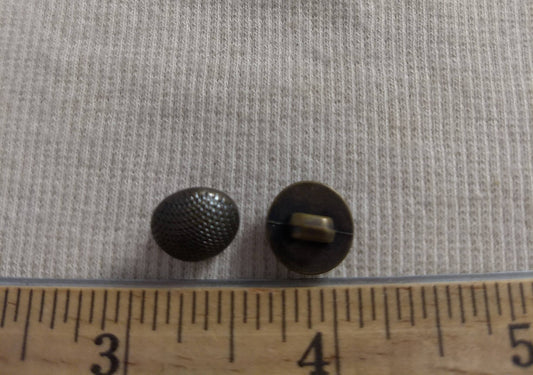 Button #S1052 #Shank #Antique-Gold #Abs #50pcs