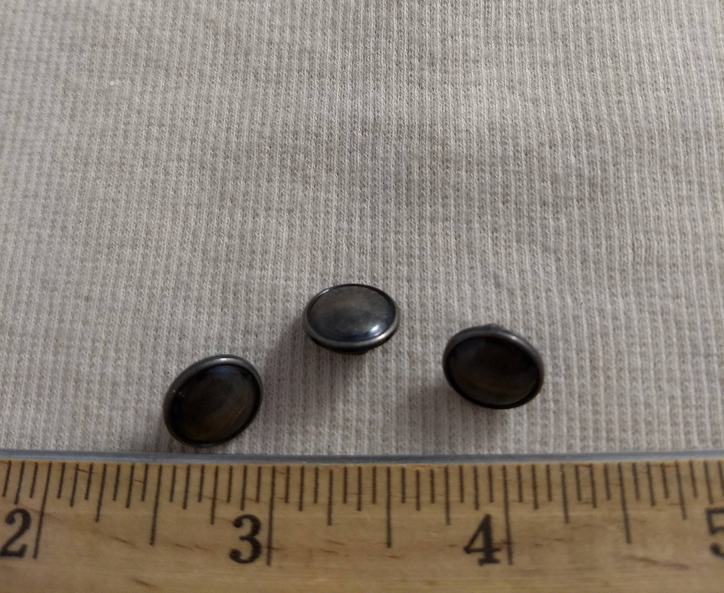 Button #S1035 #Shank #Antique-Silver #Rim #Abs #50pcs #1pkt