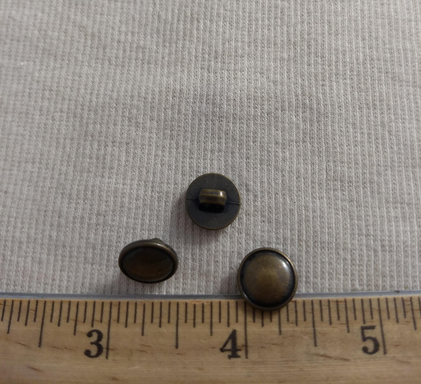 Button #S1035 #Shank #Antique-Gold #Abs #50pcs #10pc