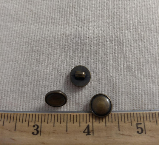 Button #S1035 #Shank #Antique-Gold #Abs #50pcs #10pc