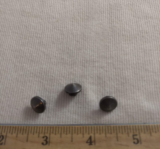Button #S1008 #Shank #Antique-Silver #Abs #50pcs #10pc