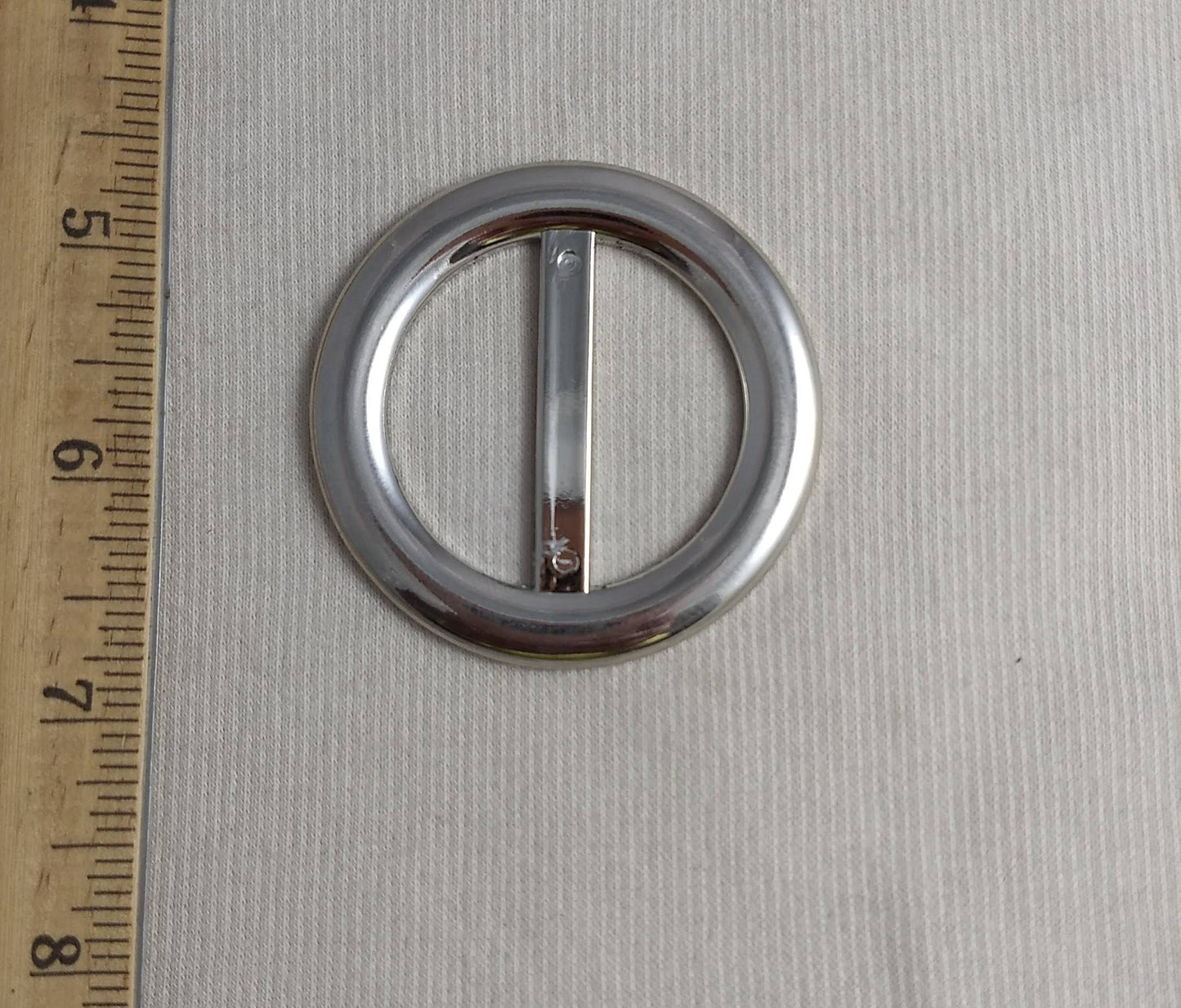 Buckle #FS134 #Silver #Belt #Center-Bar #Abs #2pc