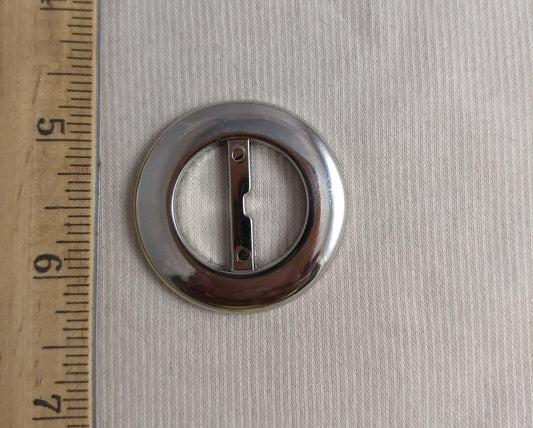 Buckle #Y6180 #Silver #Center-Bar #Slider #Abs #2pc