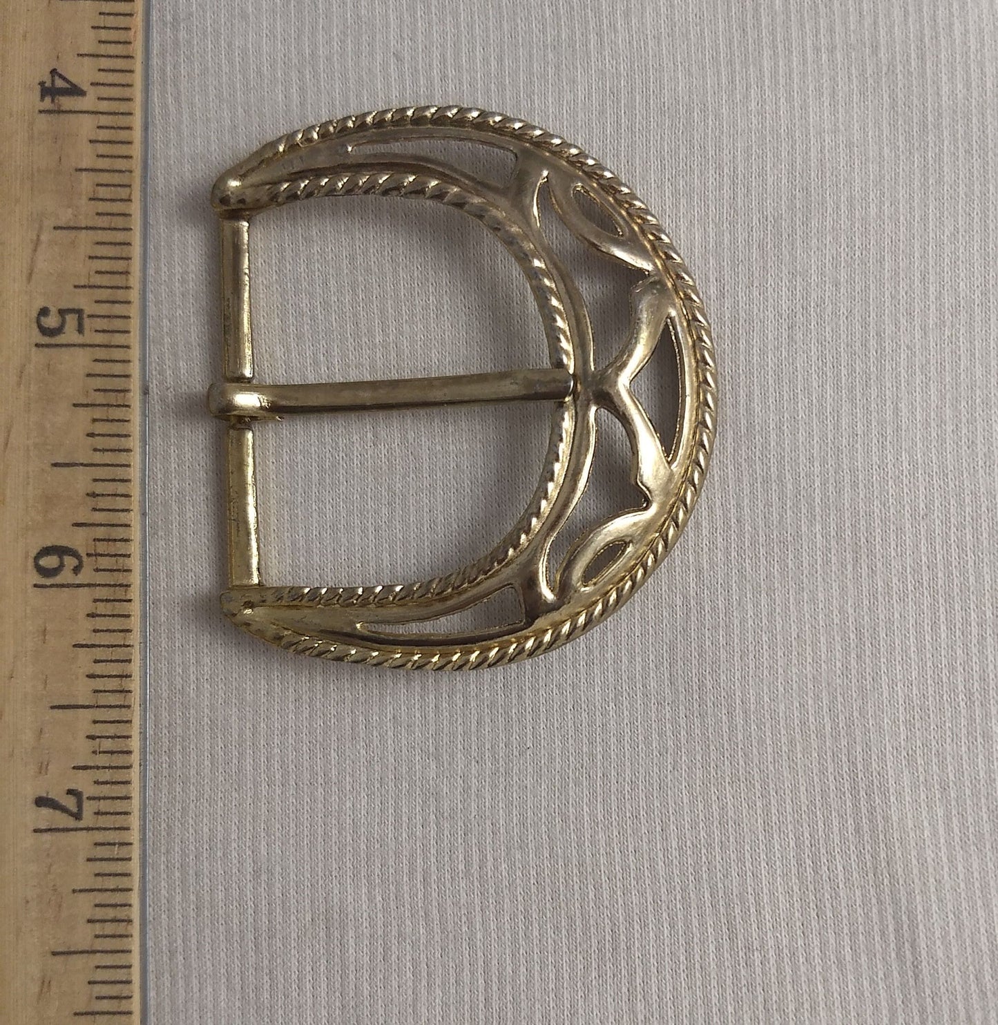 Buckle #010625 #Gold #Prong #Metal #1pc