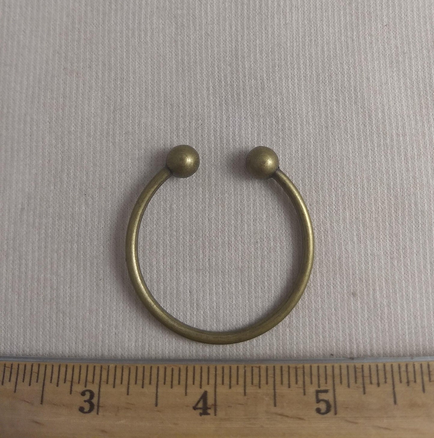 Ring #12125 #Bronze #Round #Slider #Connector #Metal #1pc