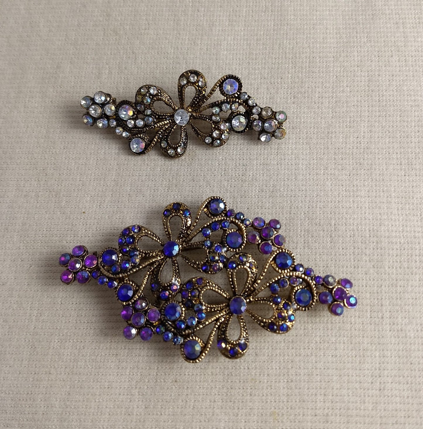 Brooch #BR343637 #Antique-Brass #Pin #Abs #Rhinestone #2pc