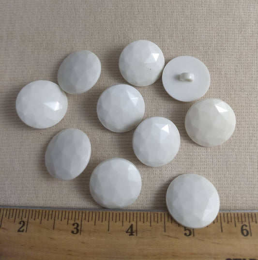 Button #7151 #Shank #White #Nylon #10pc