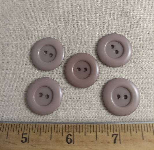 Button #Basic #P-Quarter #2 Hole #Brown #Polyester #10pc