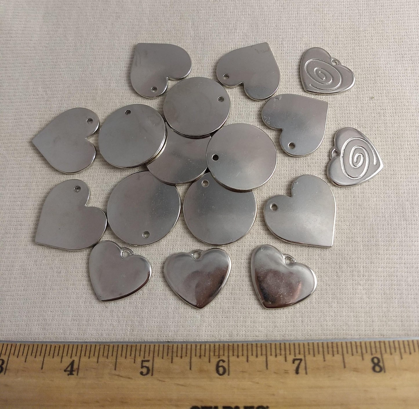 Pendant #Set-G #Silver #Charm #Metal #Sample #17pcs