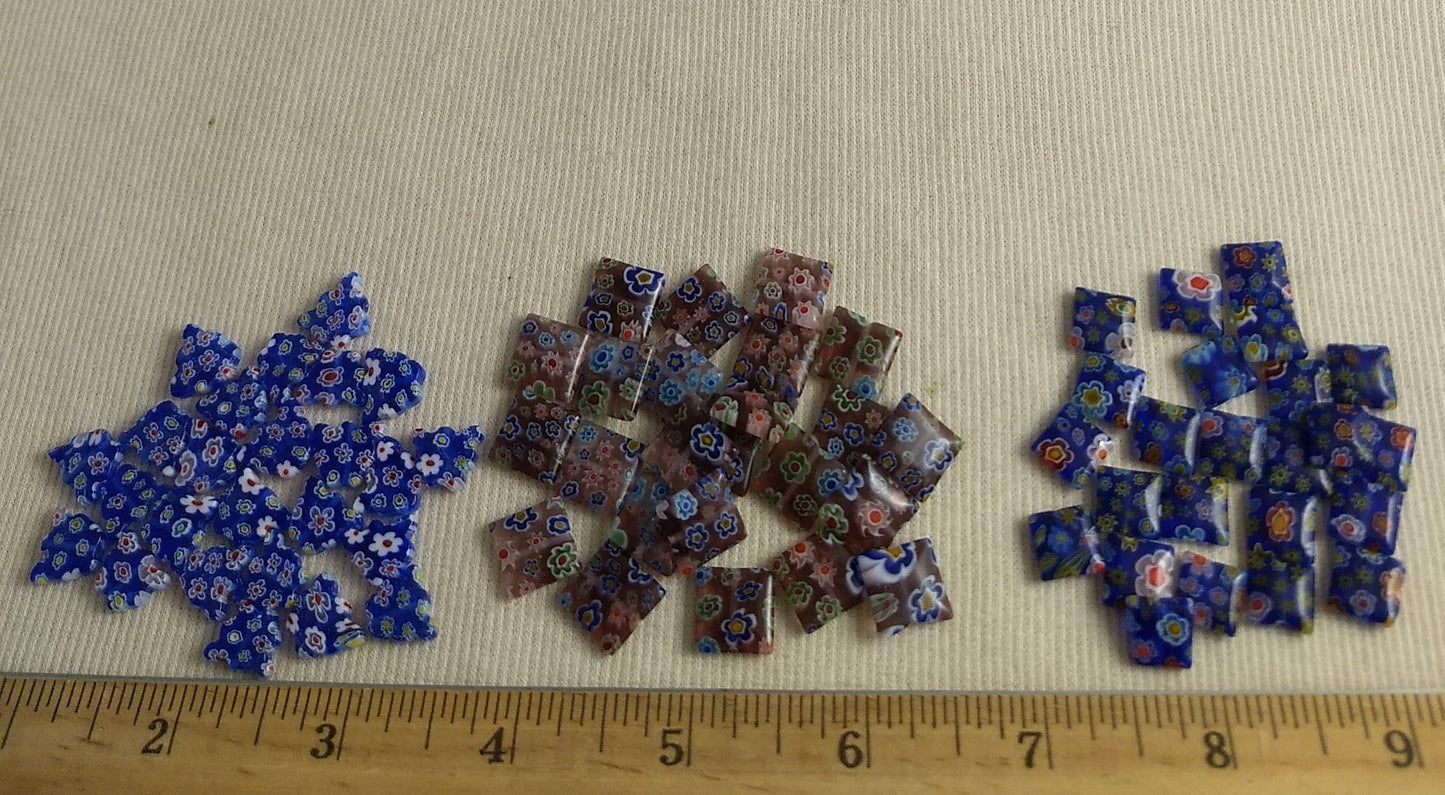Beads #PKM052629 #2Hole #Blue #Mixed #Bracelet #70pc