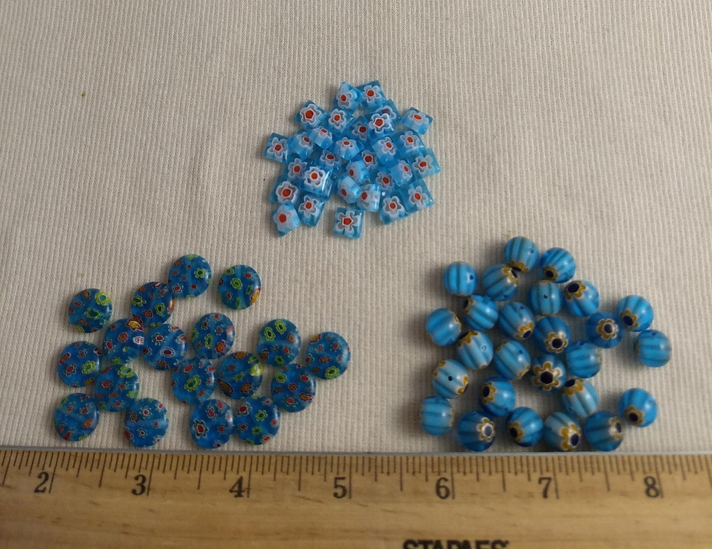 Beads #PKM060718 #2Hole #Blue #Mixed #Bracelet #70pc