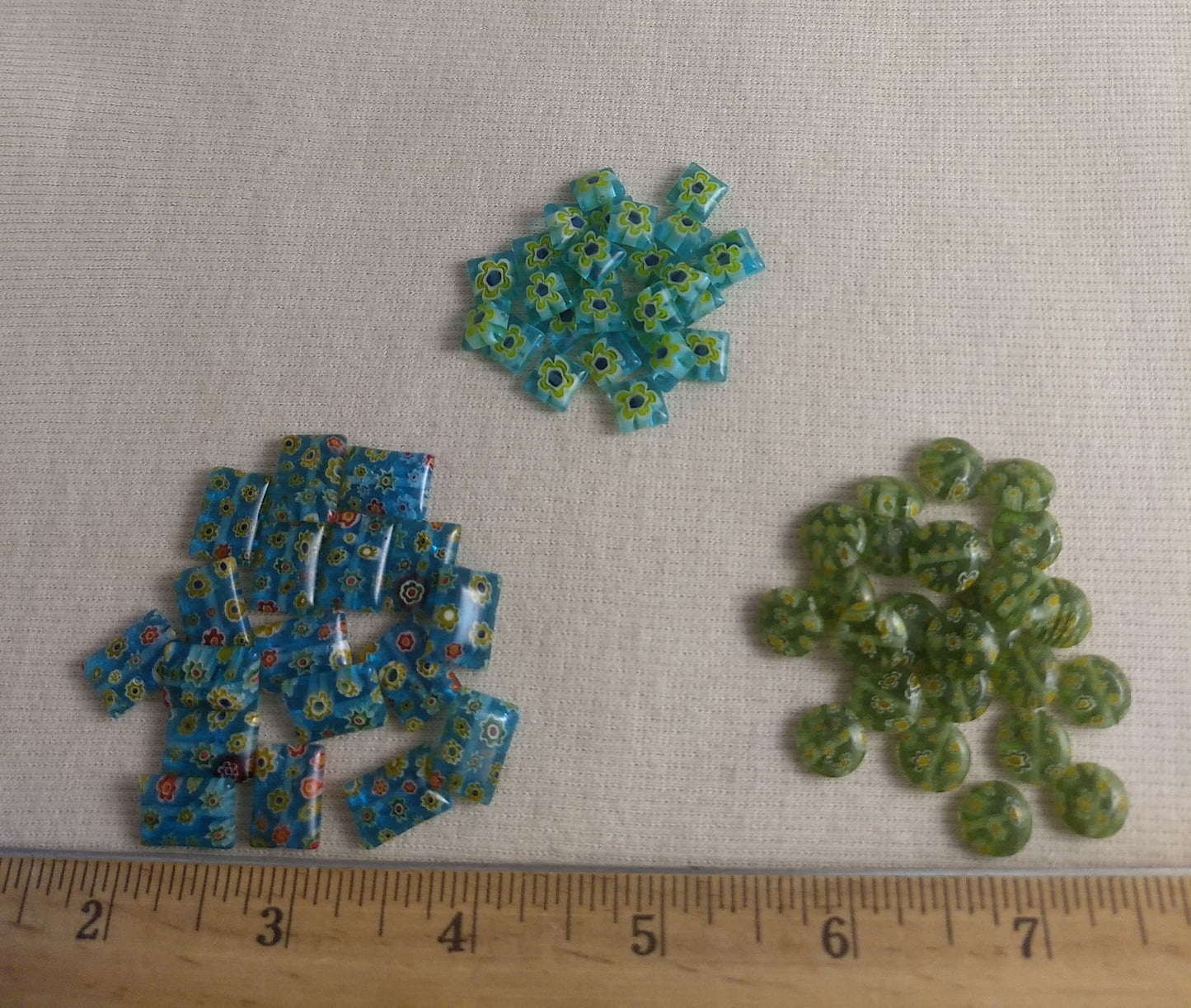 Beads #PKM101928 #2Hole #Green #Mixed #Bracelet #70pc