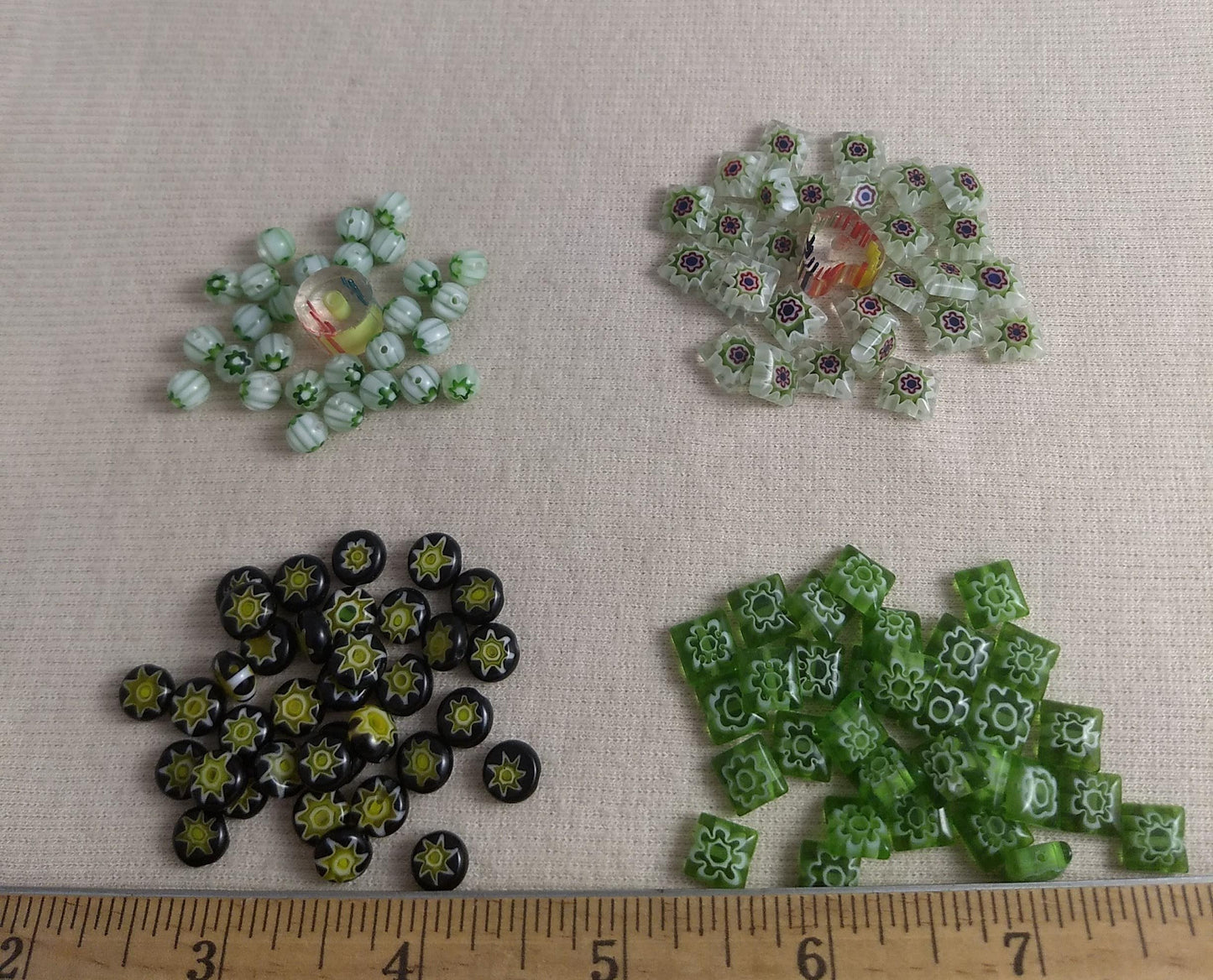 Beads #PKM04223033 #2-Hole #Green #Bracelet #120pc