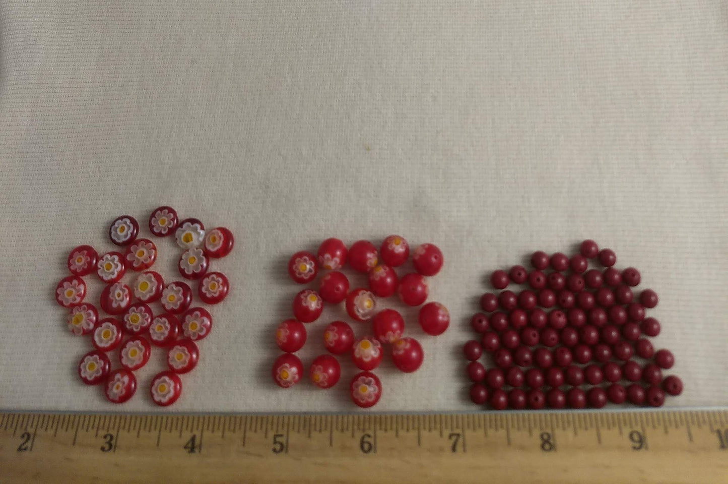 Beads #PKM1435 #2Hole #Red #Mixed #Bracelet #100pc