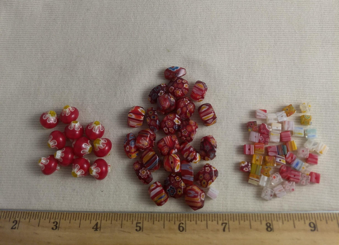 Beads #PKM032544 #2-Hole #Red #Mixed #Bracelet #80pc