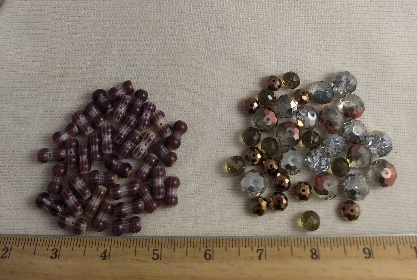 Beads #PKM0927 #2-Hole #Brown #Mixed #Bracelet #70pc