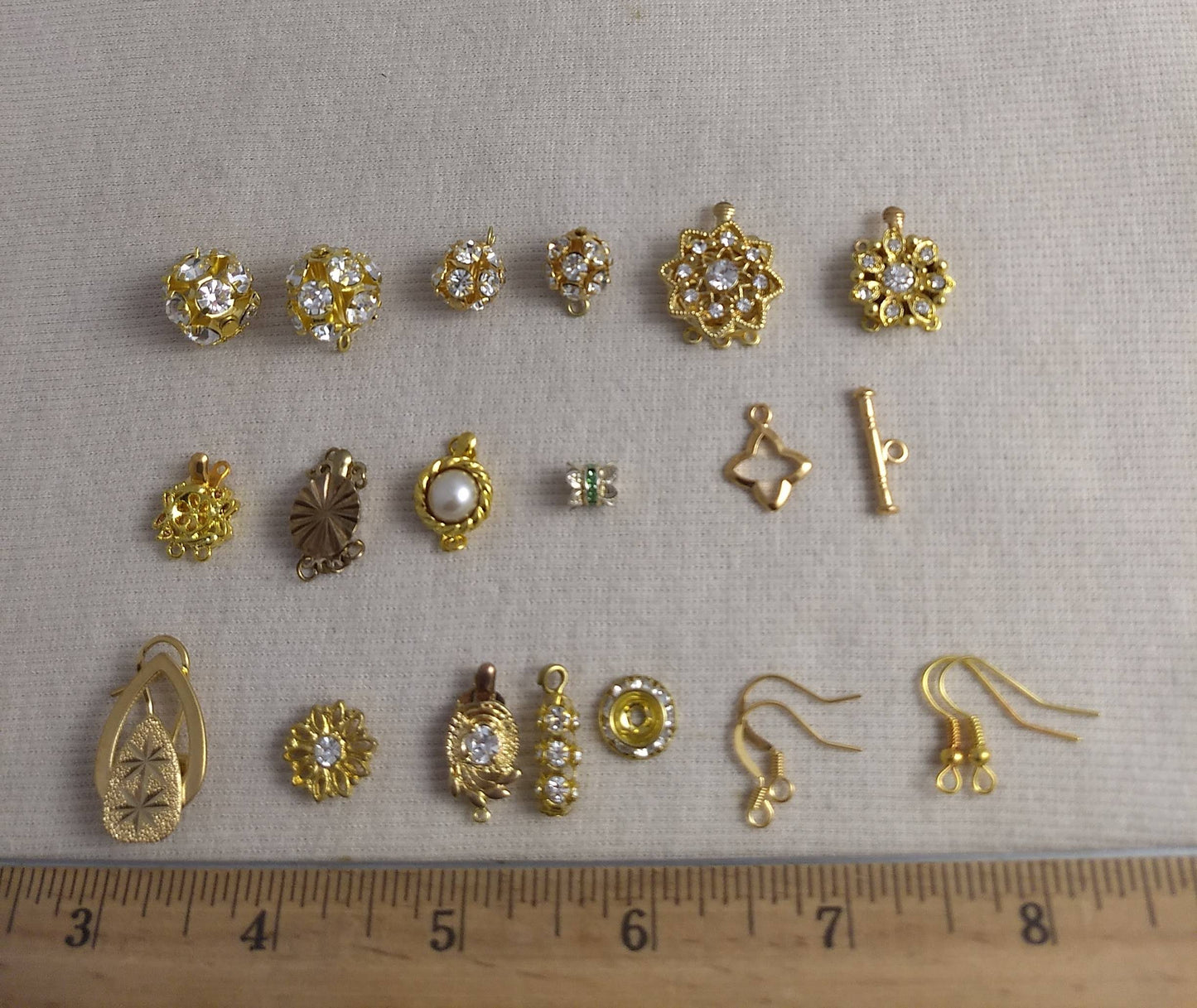 Pendant #SET-M #1-Hole #Gold #Charm #Bracelet #14pc