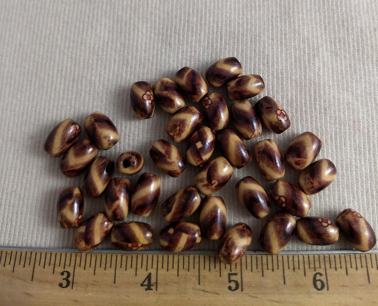 Bead #Fash14 #2-Hole #Brown #Barrel #Bracelet #50pc