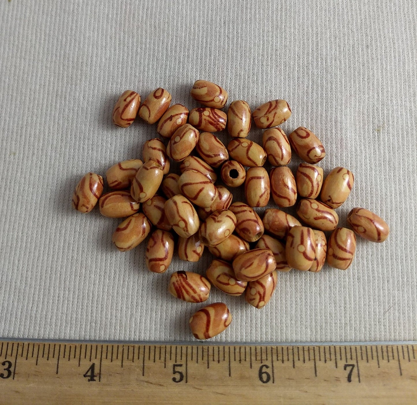 Bead #C106 #2-Hole #Brown #Barrel #Bracelet #50pc