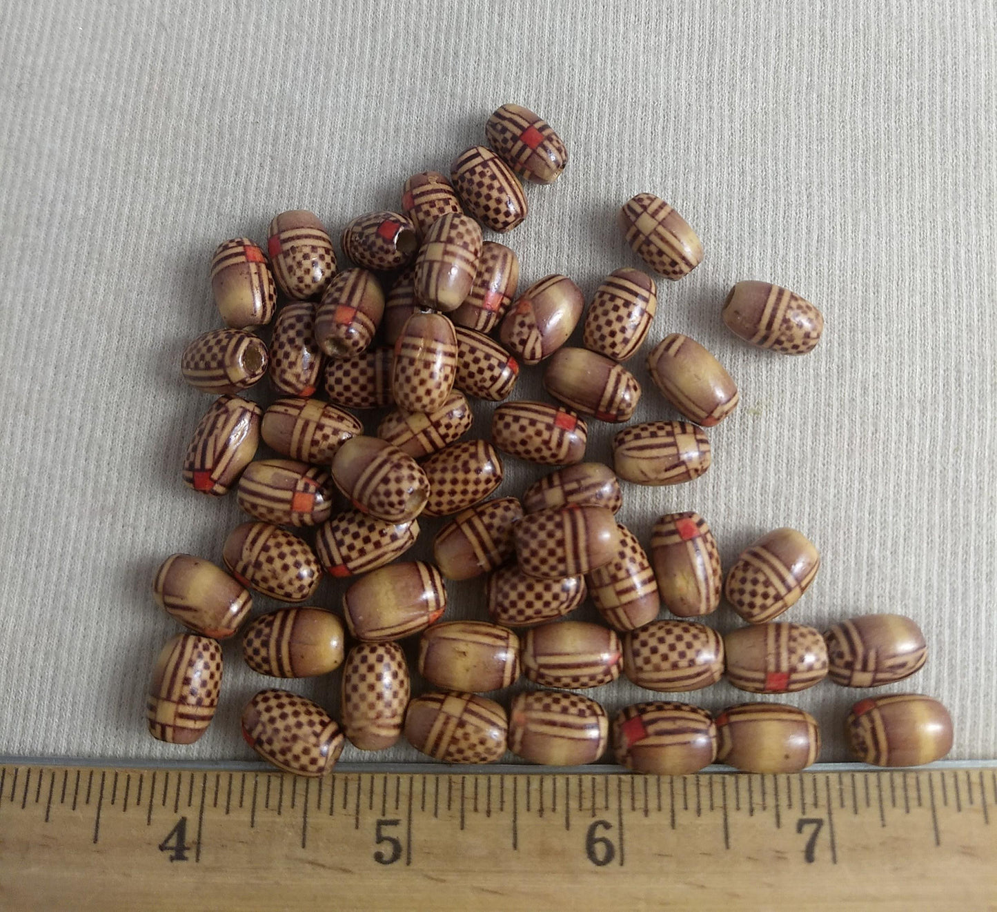 Bead #C113 #2-Hole #Brown #Barrel #Bracelet #100pc
