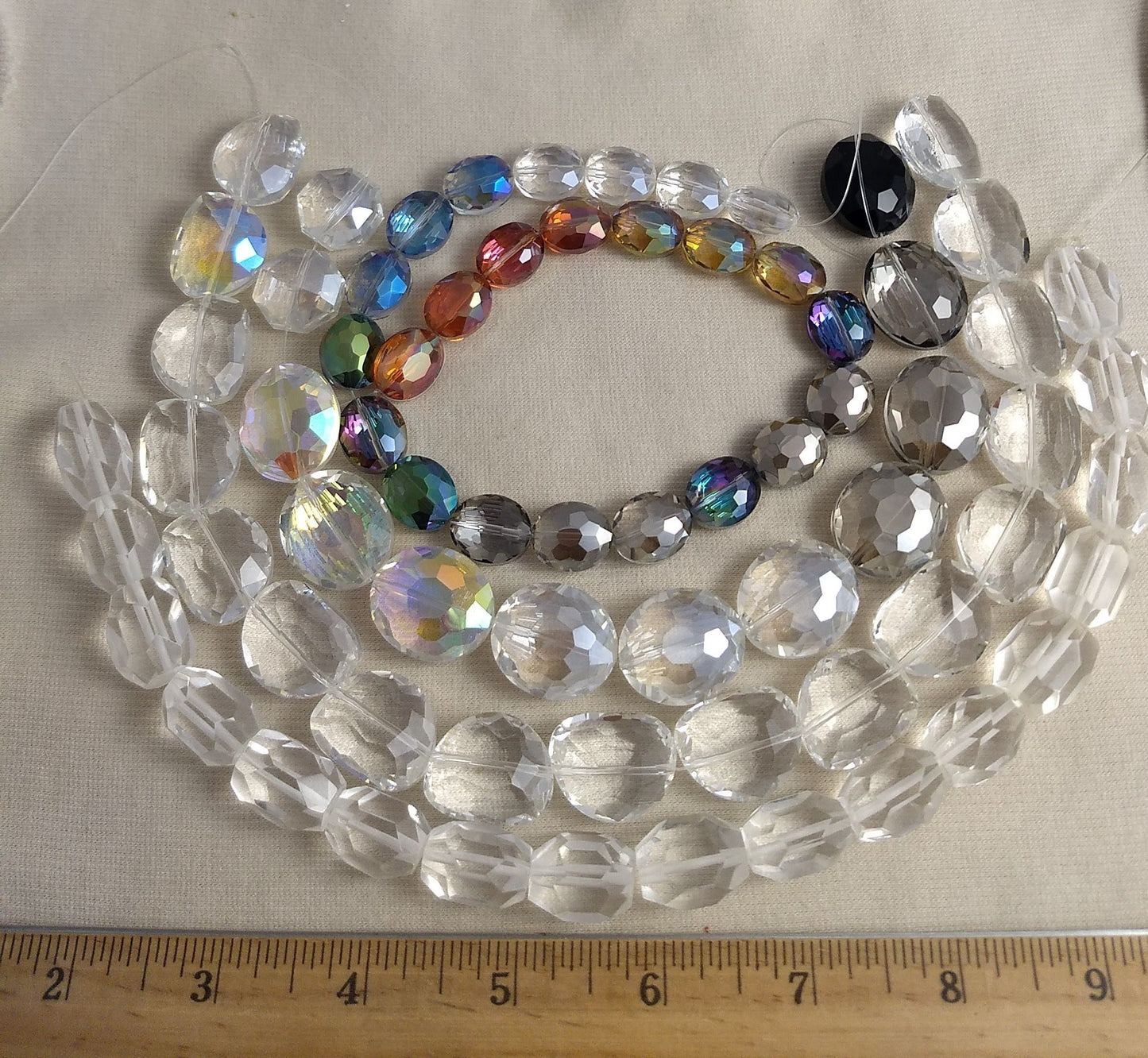 Bead #Fash36 #Multi #Necklace #4-Strands #1set