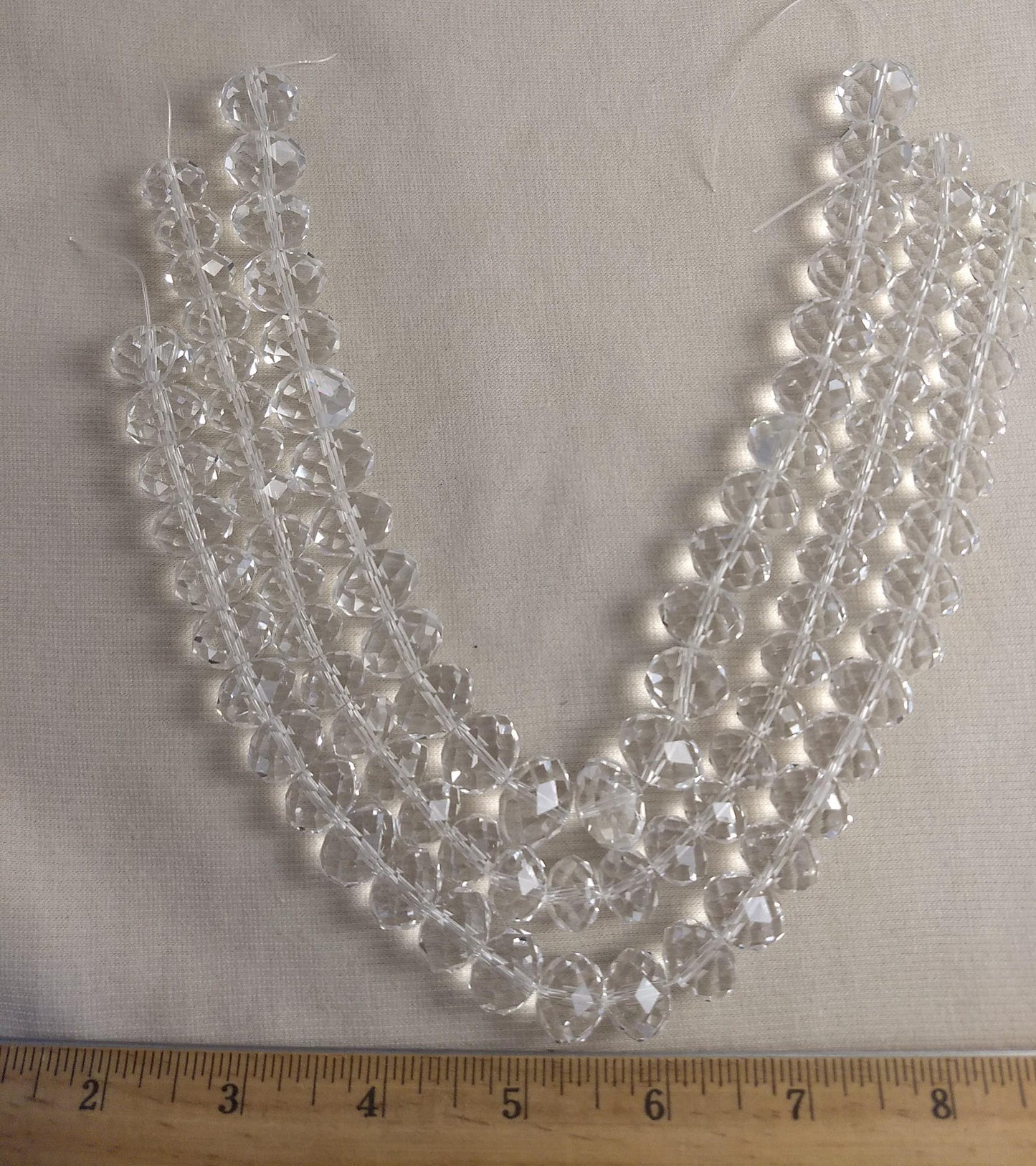 Bead #Fash37 #Clear #Necklace #Strands #1pcs