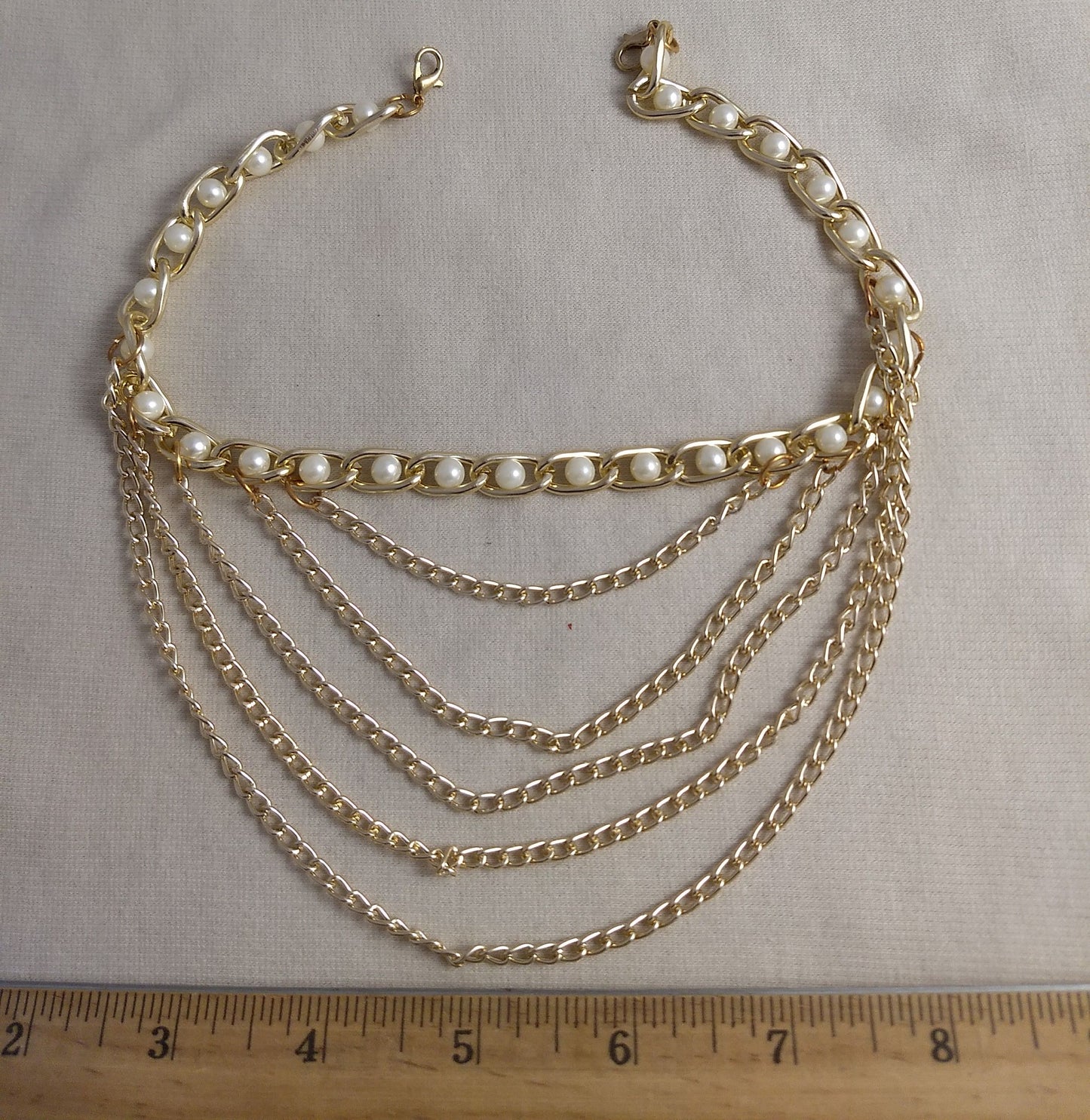 Bead #Fash39 #Pearl #Gold #Necklace #Belt #1pcs