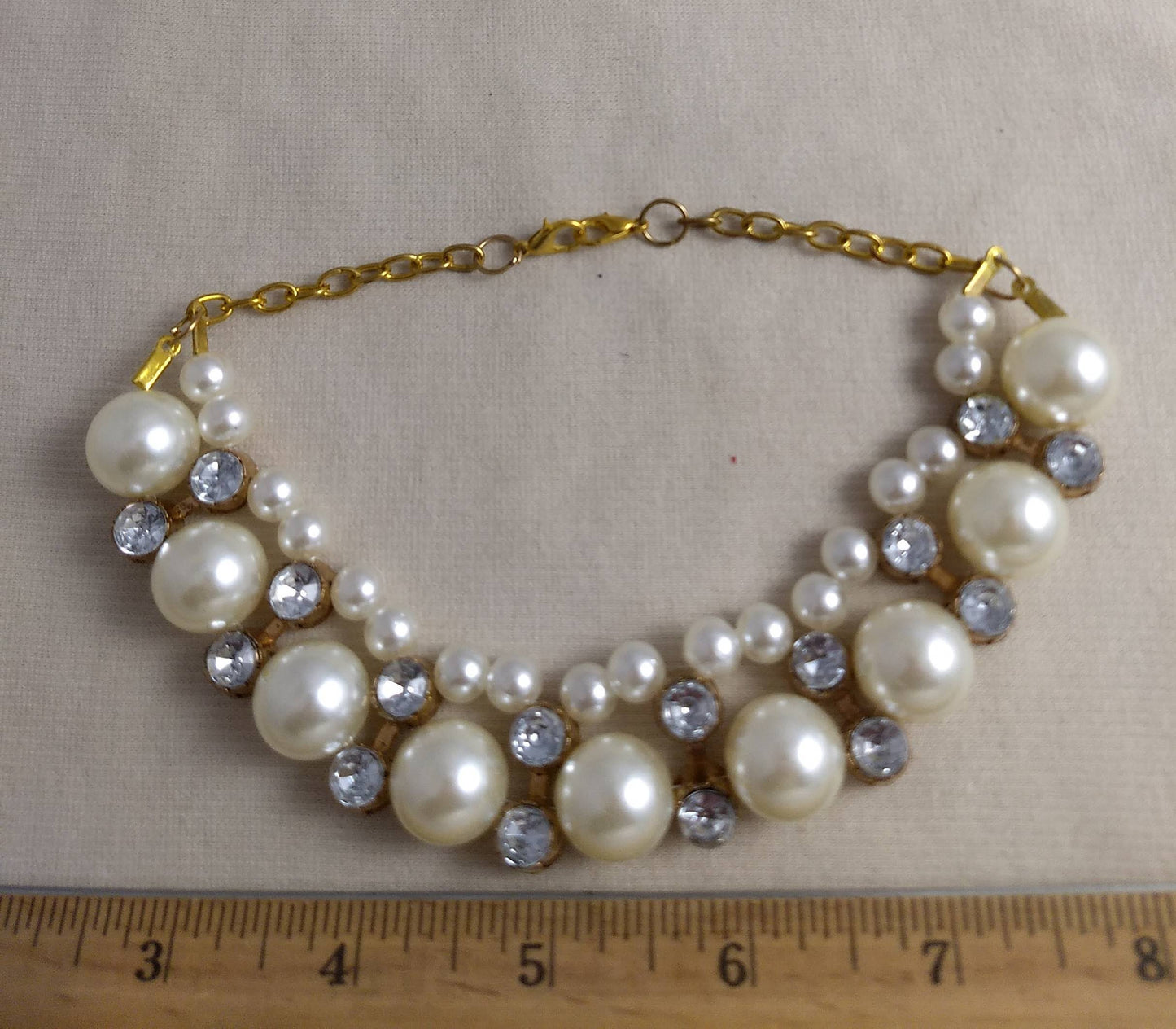 Bead #Fash41 #Pearl #Gold-Chain #Acrylic-Stone #Belt #1pcs