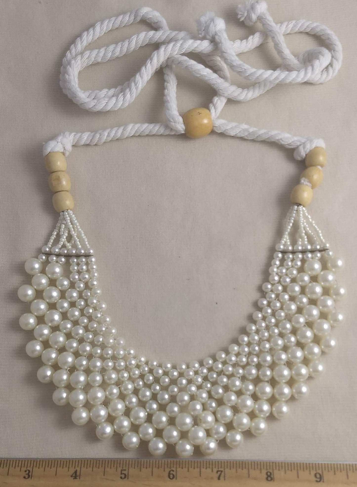 Bead #Fash44 #Pearl #Cord #Tie #Necklace #1pc