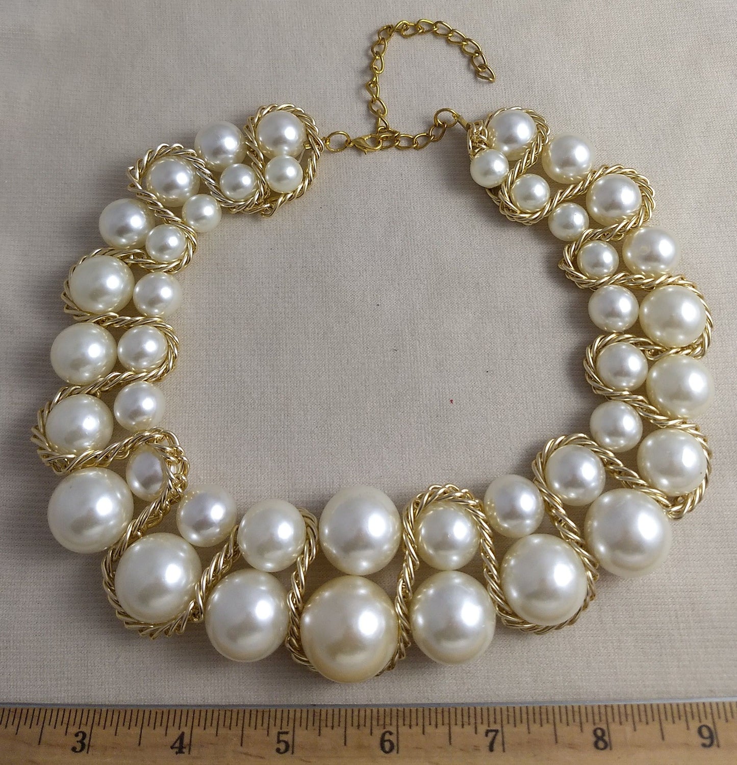 Bead #Fash45 #Pearl #Gold #Chain #Necklace #1pc