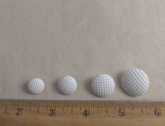 Button #8439 #Shank #White #Nylon #20pc-each-size #100pc