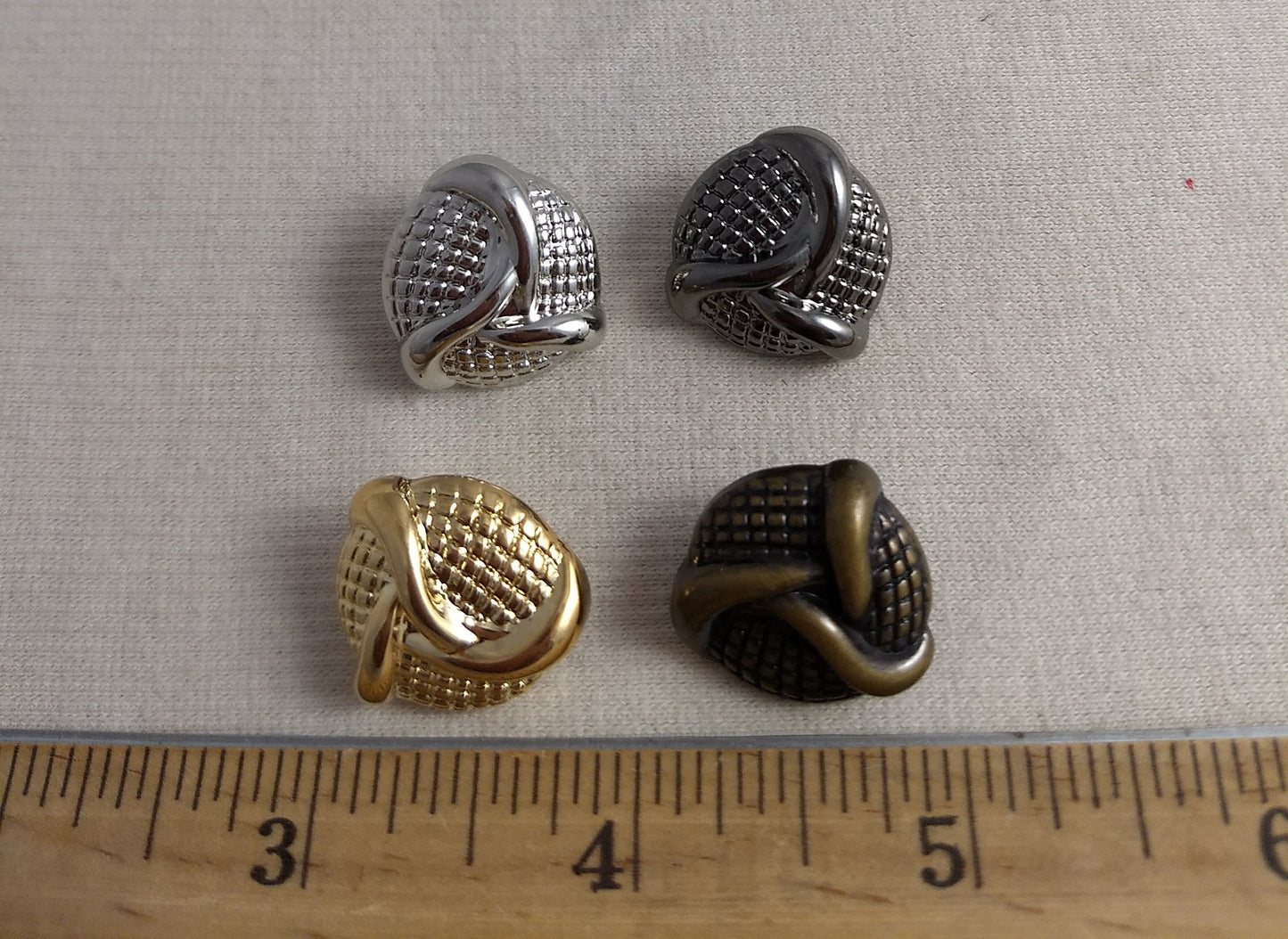Button #Y1763 #Shank #Gold #Silver #10pc-each-color #40pc