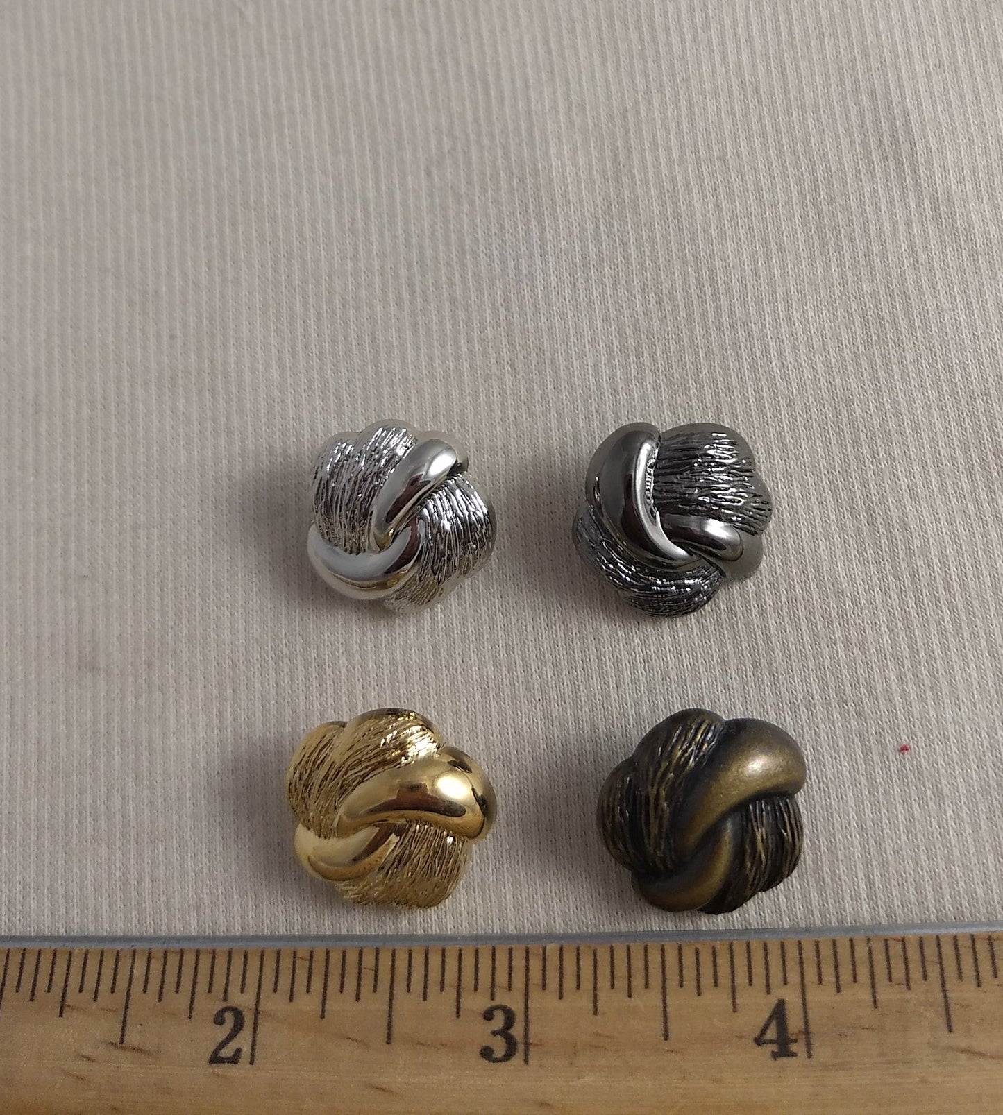 Button #Y1762 #Shank #Gold #Silver #10pc-each-color #40pc