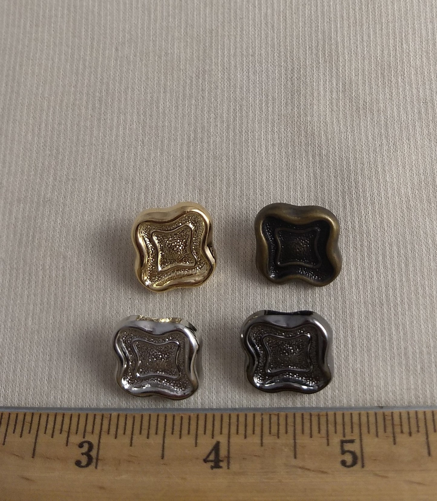 Button #Y1334 #Shank #Gold #Silver #10pc-each-color #40pc
