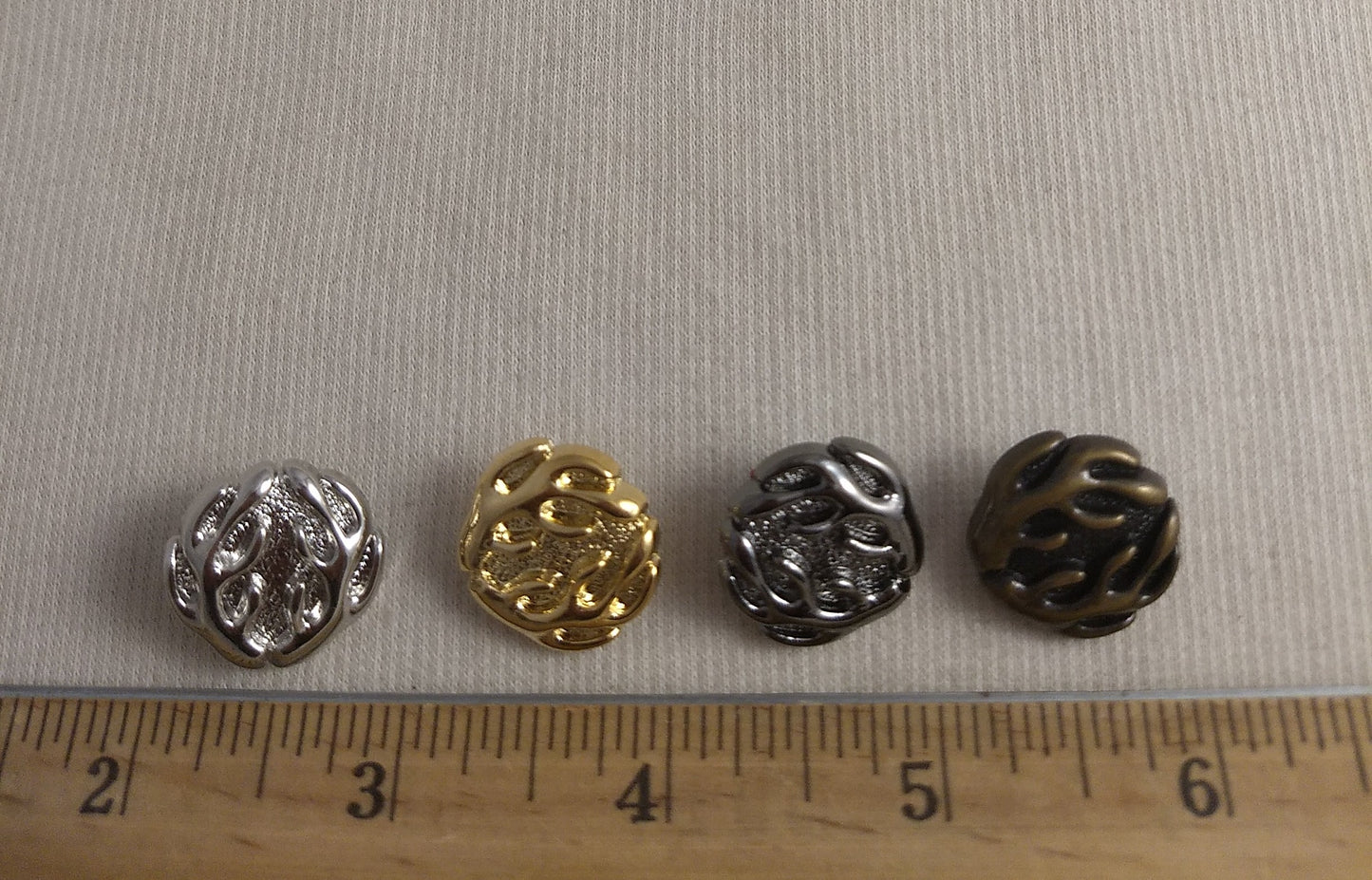 Button #Y1303 #Shank #Gold #Silver #10pc-each-color #40pc