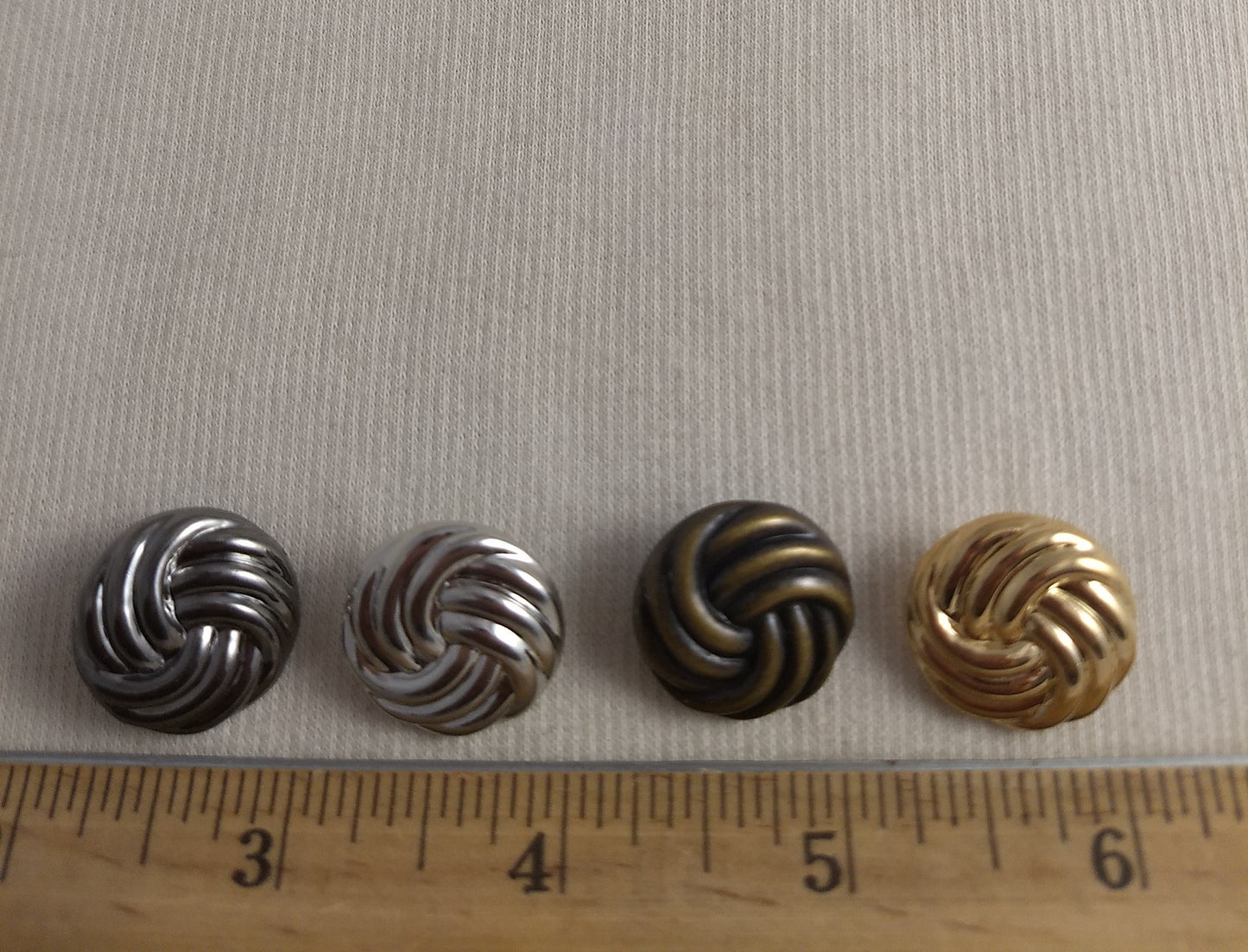 Button #Y1173 #Shank #Gold #Silver #10pc-each-color #40pc