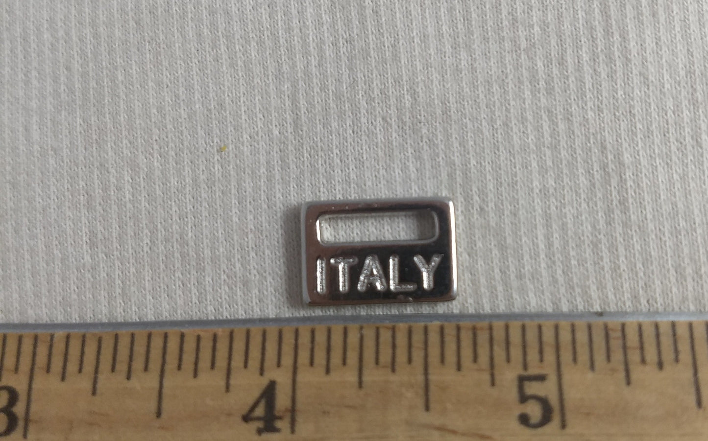 Buckle #Italy #Silver #Logo #Metal #5pc