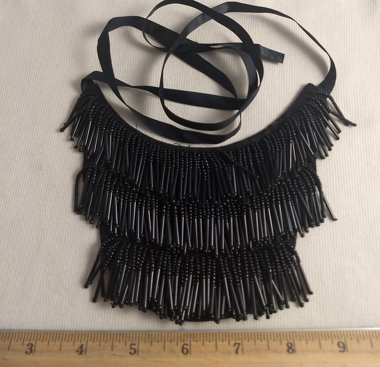 Necklace #Fash54 #Black #Bead #Sequin #Sample #1pc
