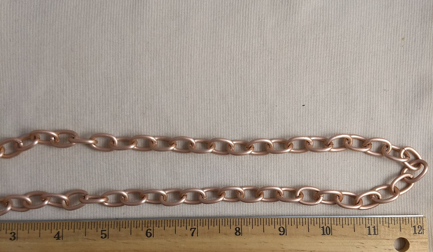 Chain #9601 #Copper #Oval #Aluminum #1yd