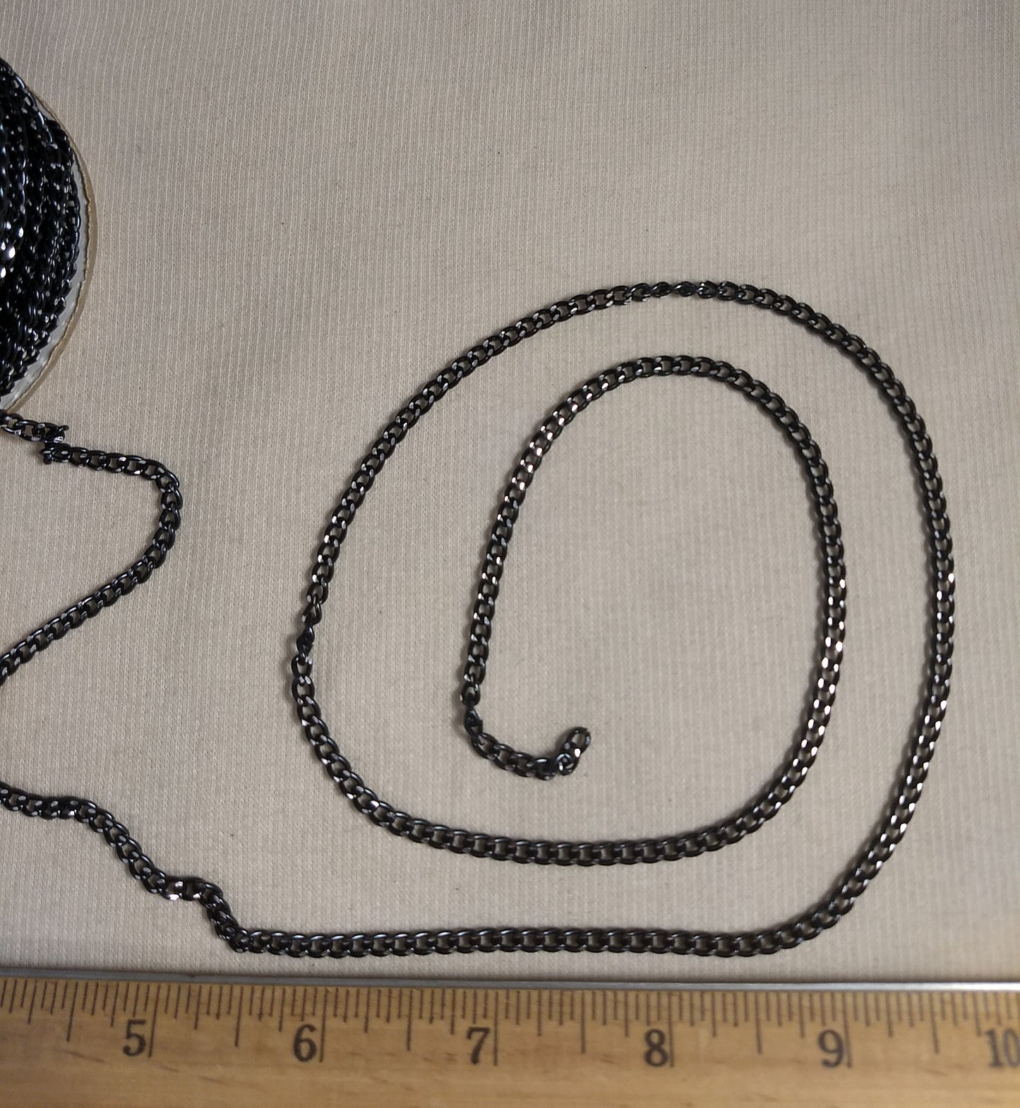 Chain #0130 #Black #Multi #Metalic #1yd