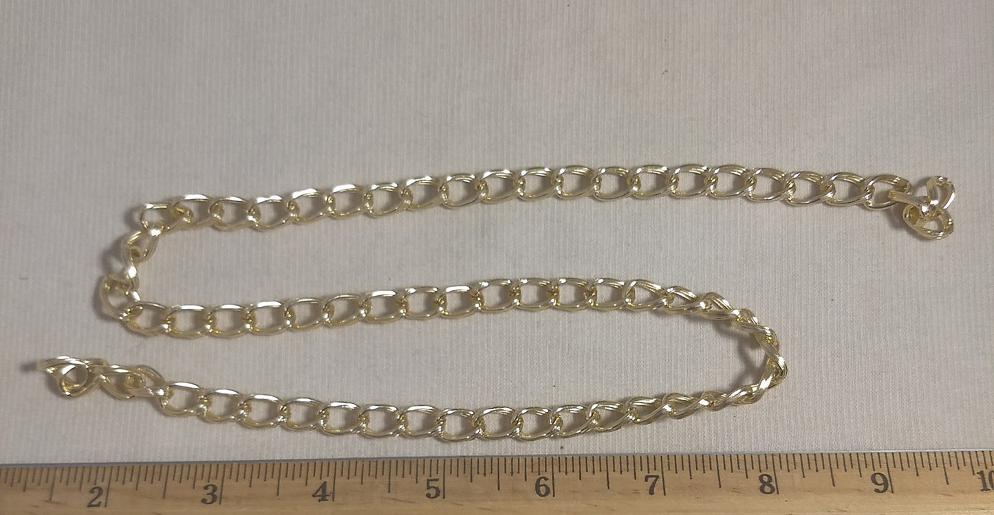 Chain #9287 #Gold Aluminum #1yd