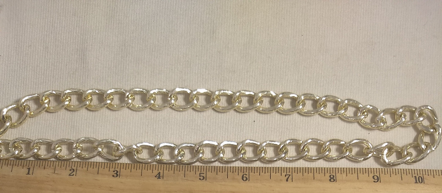 Chain #HONDE141027-3 #Gold #Solid #Links #1yd