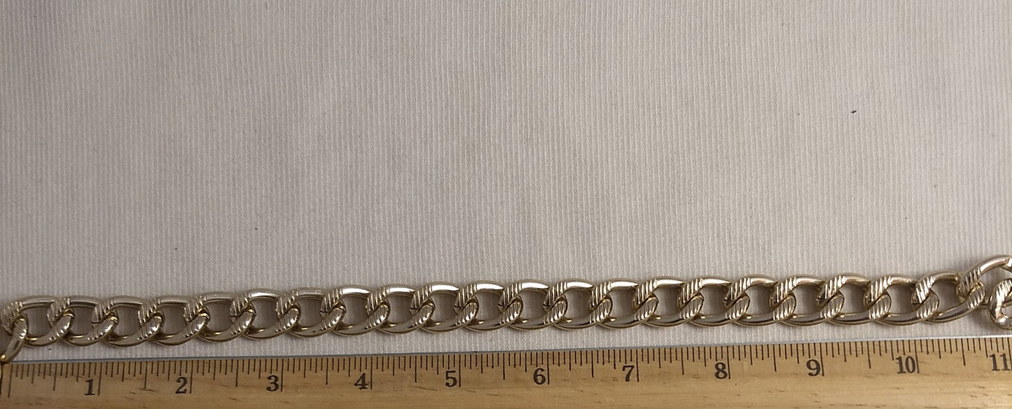 Chain #Honde-141027-8 #Gold #Solid #Aluminum #1yd