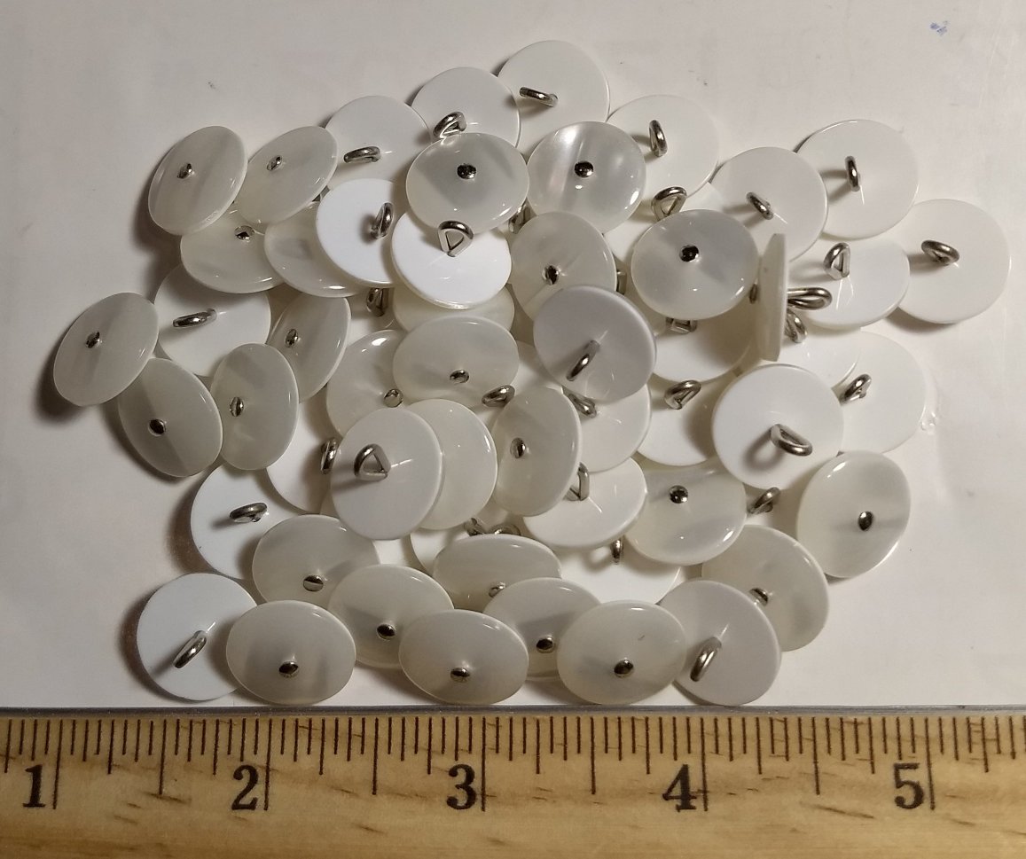 Button #PB1098 #Shank #Pearl #Polyester #10pc