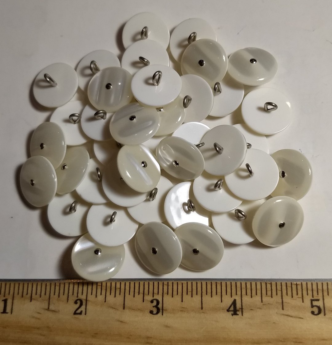 Button #PB1098 #Shank #Pearl #Polyester #10pc